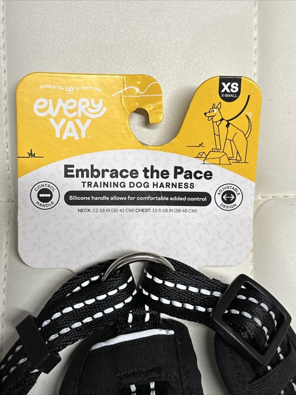 EveryYay Black Easy On Training Dog Harness XS Adjustable Petco Extra Small - Picture 10 of 10